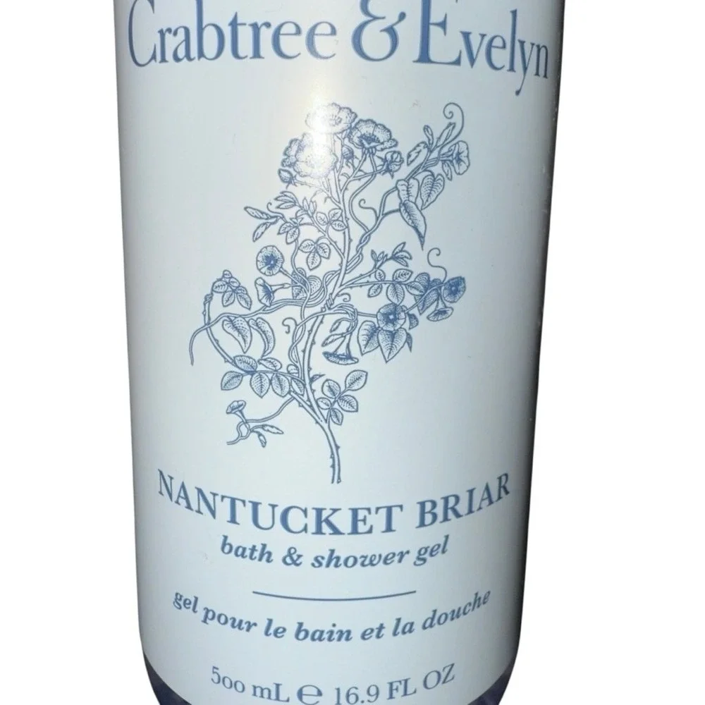 Crabtree & Evelyn Nantucket Briar Body Wash Bath & Shower Gel 16.9 oz‎ New